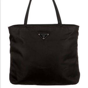 Prada Tessuto Nylon Tote - Black